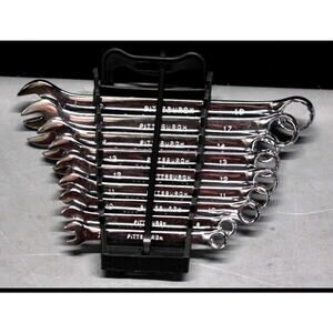 Pittsburgh 9 pc Combination Wrench Set Metric 12-Point End